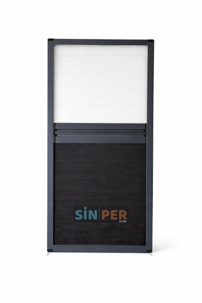 transparent and Darkening  pleated curtain